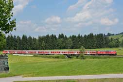 Baureihe 218 bei Weizern-Hopferau