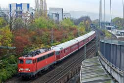 110 503 und 612 507+506 in Stuttgart