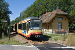 AVG Stadtbahn in Grüntal